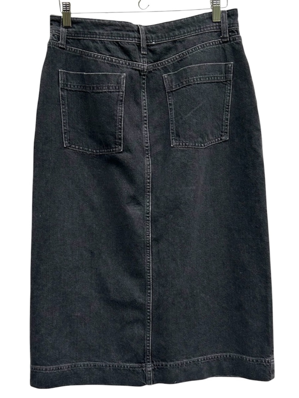 Treasure & Bond cotton midi denim skirt 10 32 - Picture 5 of 10